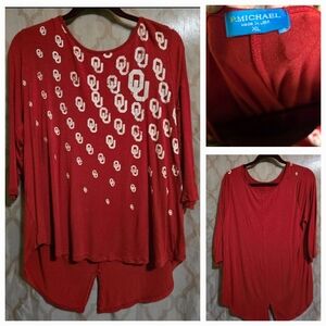 Women's OU Sooner Dress Shirt XL